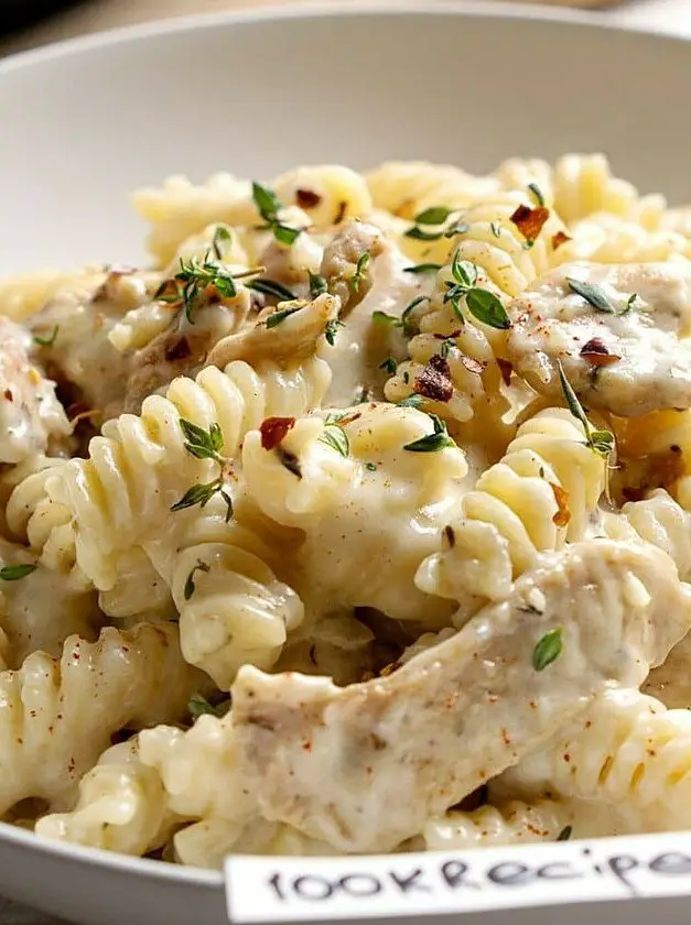 White Cheddar Chicken Pasta