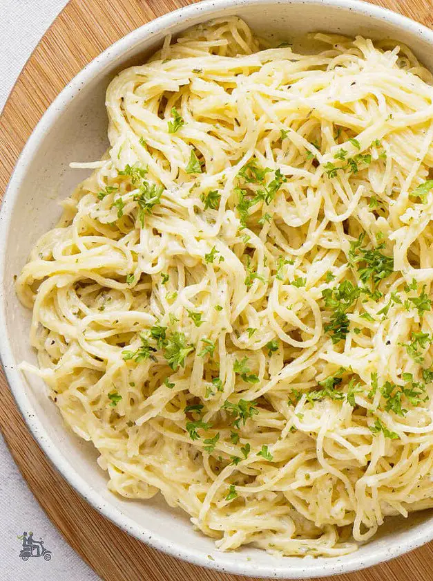 Creamy Angel Hair Pasta