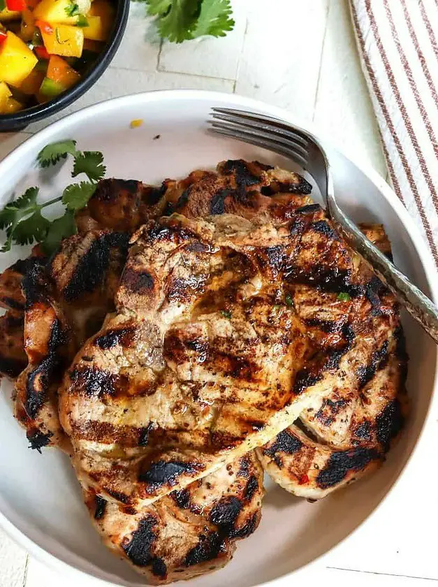 Grilled Pork Steaks