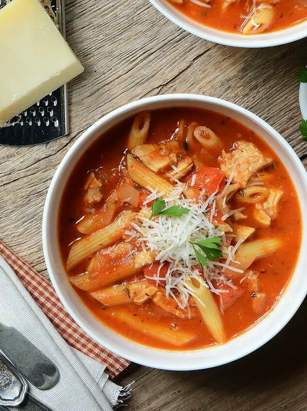 Easy Chicken Parm Soup