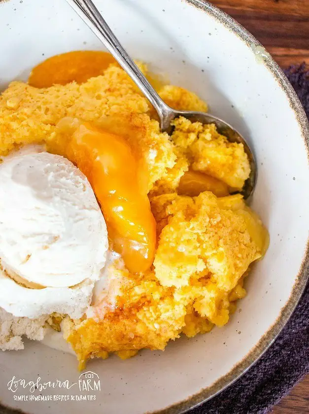 Cast Iron Peach Cobbler