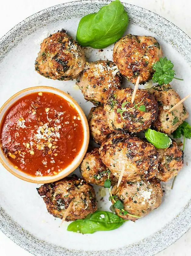 Air Fryer Turkey Meatballs