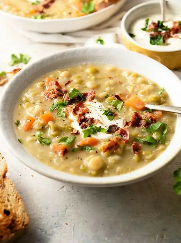 Rustic Split Pea Soup