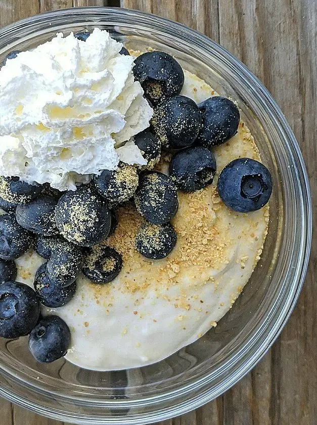 Blueberry Cheesecake Yogurt Protein Bowl