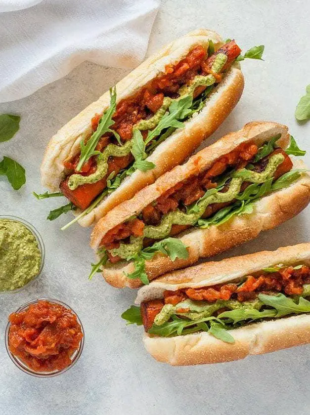 Balsamic Grilled Carrot Dogs