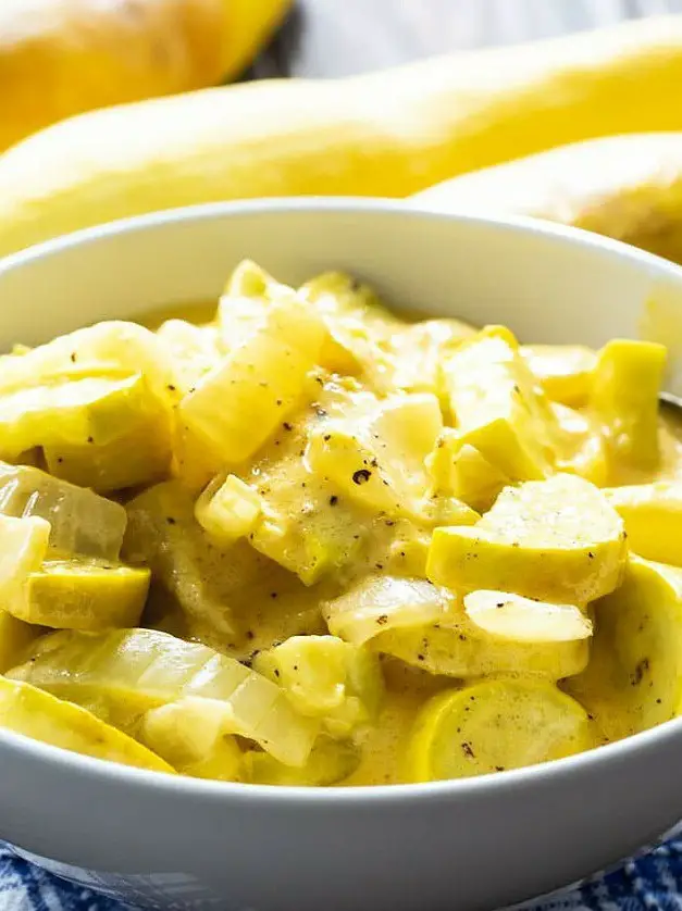 Slow Cooker Cheesy Squash