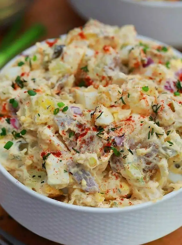 Mustard Potato Salad with Eggs