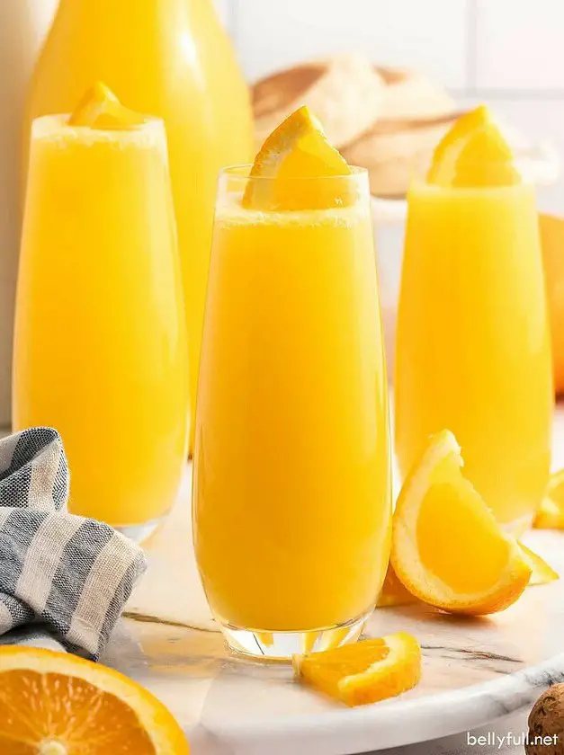 Pineapple Sunrise Mimosas