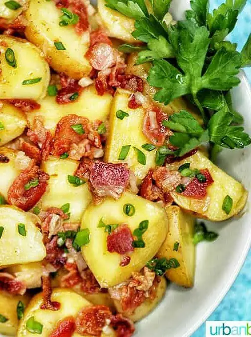 Baby Potato Salad with Bacon