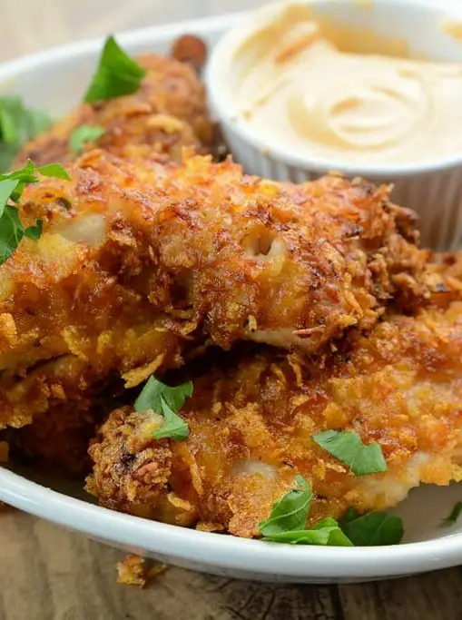 Air Fryer Cornflake Chicken Tenders