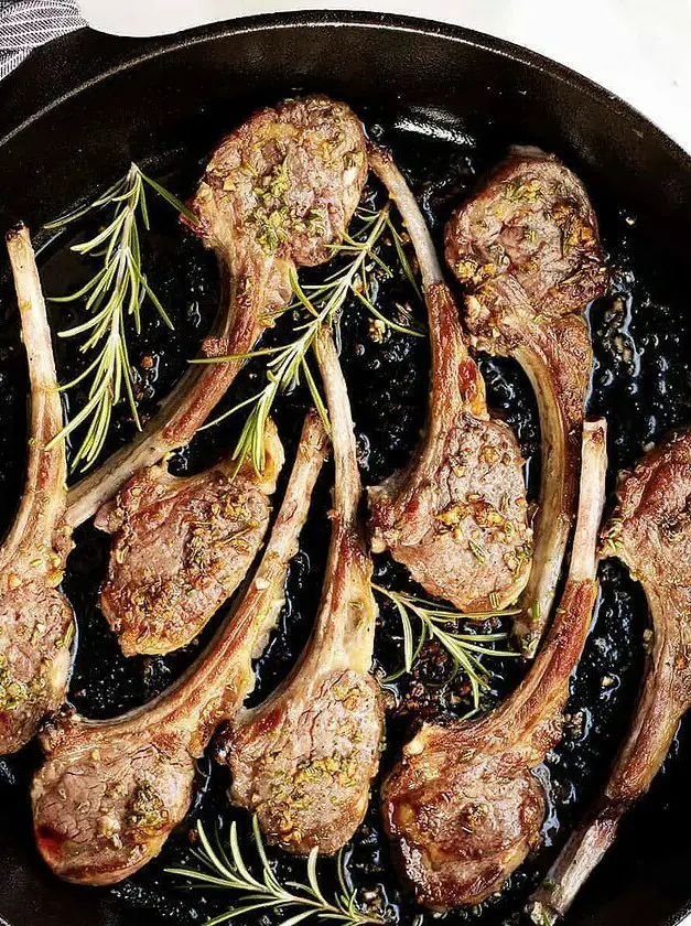 Pan Fried Lamb Chops