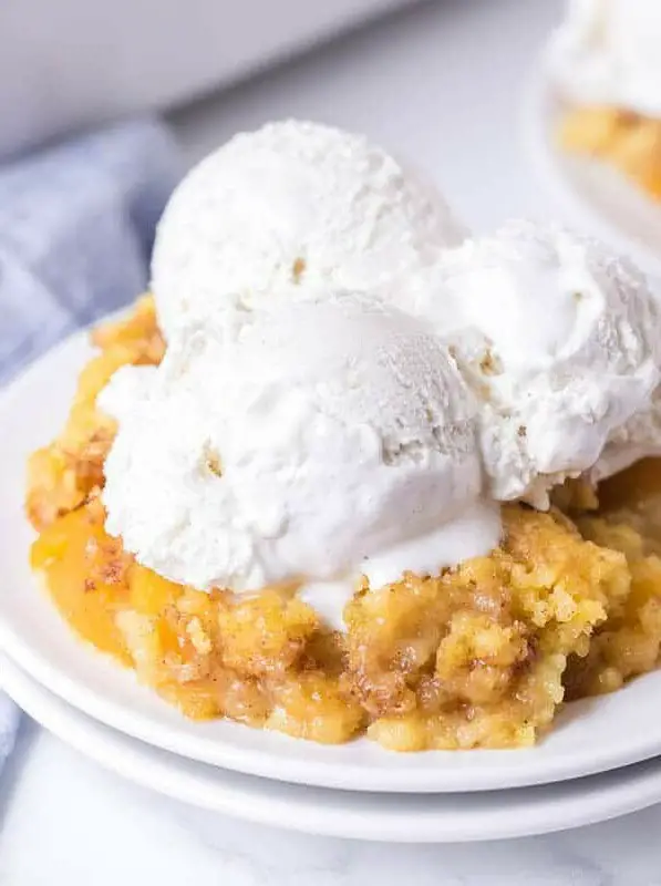 Peach Dump Cake