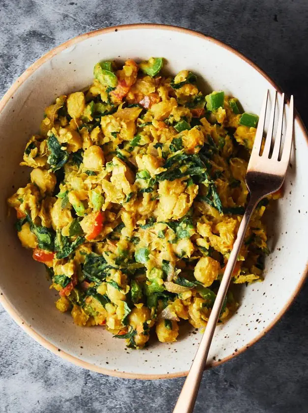 Vegan Chickpea Scramble