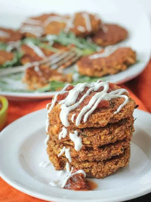 Baked Zucchini Amaranth Patties