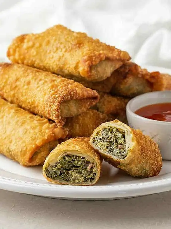 Collard Green Egg Rolls