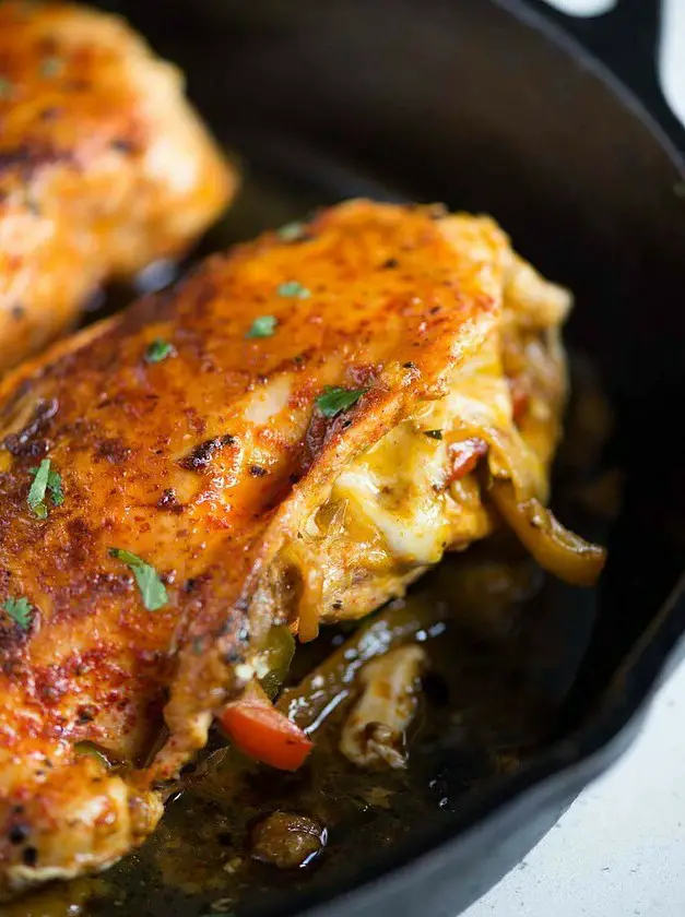 Fajita Stuffed Chicken Breast