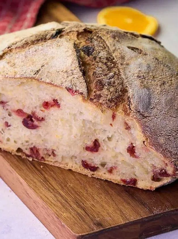 Cranberry Orange Sourdough Bread