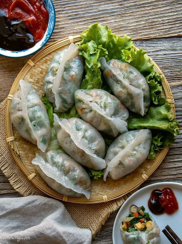 Vegan Teochew Crystal Dumpling