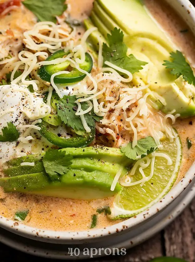 Keto Chicken Tortilla Soup