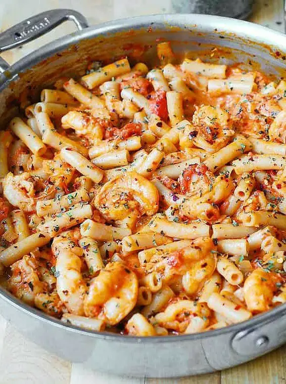 Spicy Shrimp Pasta