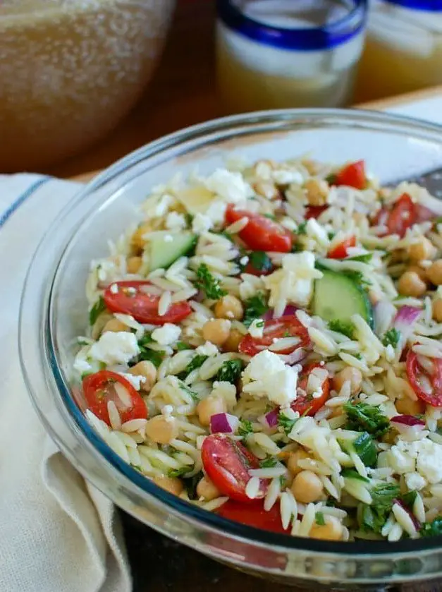 Summer Orzo Pasta Salad