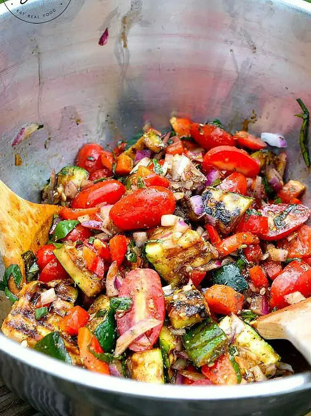 Grilled Zucchini Salad