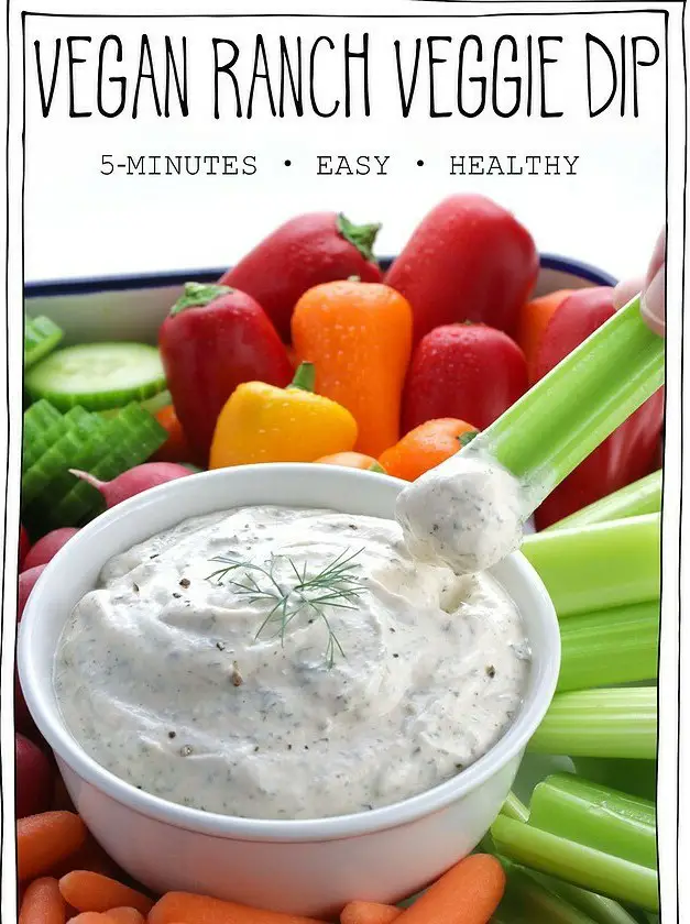 Vegan Ranch Veggie Dip