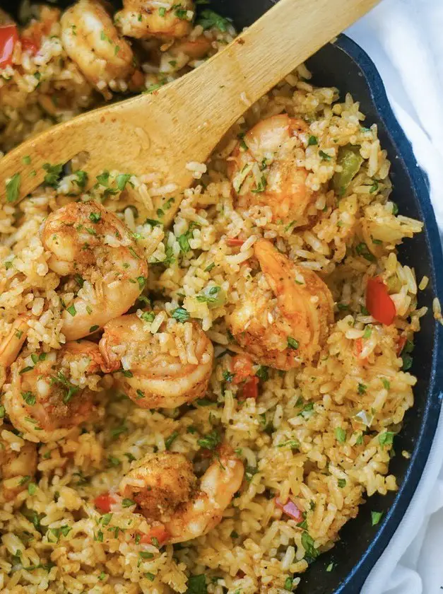 Cajun Shrimp and Rice Skillet