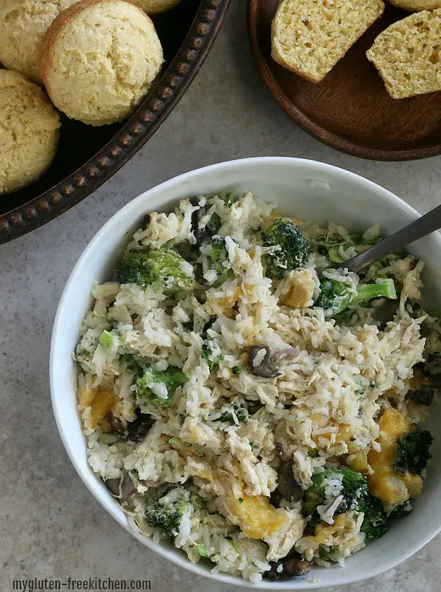 Gluten-free Chicken Broccoli Rice Casserole