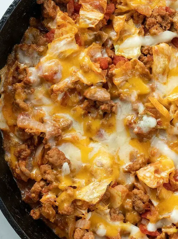 One Pan Cabbage Casserole