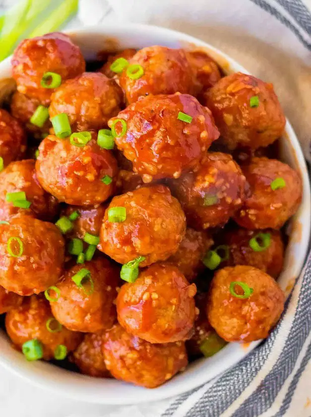 Crockpot Honey Garlic Meatballs