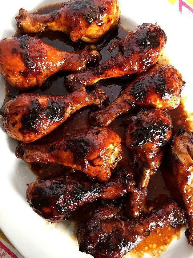 Honey Soy BBQ Baked Chicken Legs