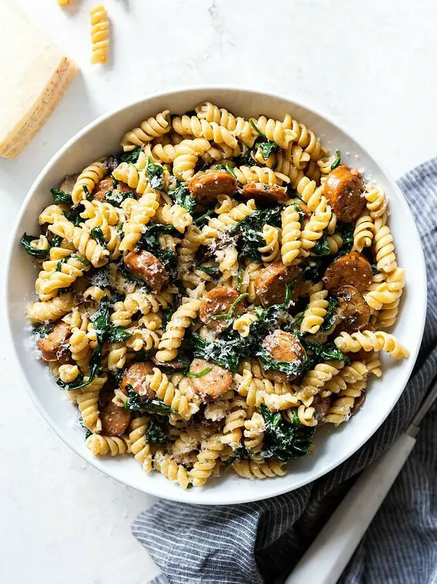 Sausage and Mushroom Pasta