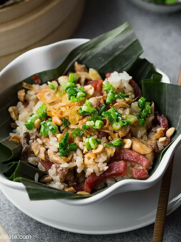 Steamed Chicken Sticky Rice