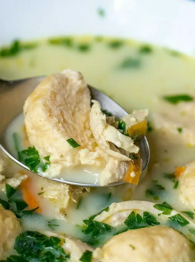 Keto Chicken and Dumplings