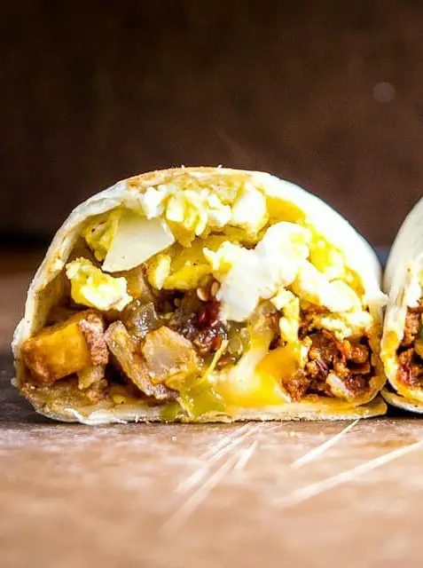 Chorizo Breakfast Burritos