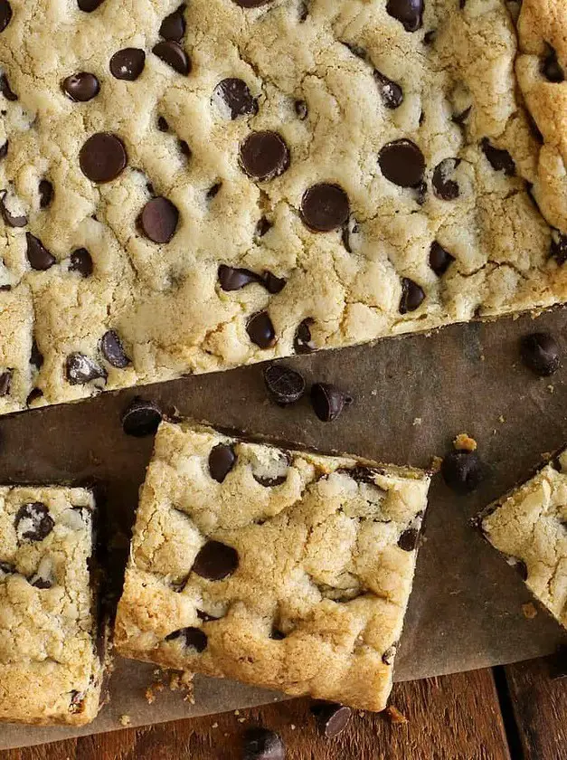 Chewy Chocolate Chip Cookie Bars