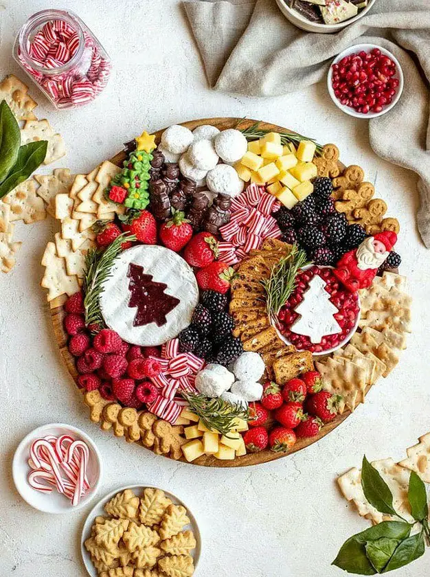 Oh Christmas Brie Cheese Platter