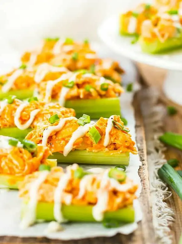 Buffalo Chicken Celery Sticks