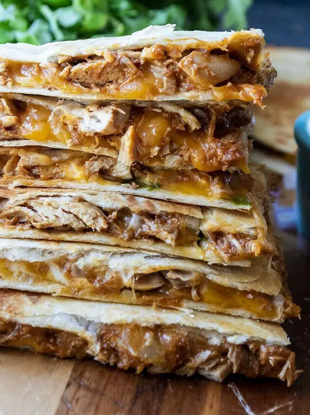 Cheesy Taco Chicken Quesadillas