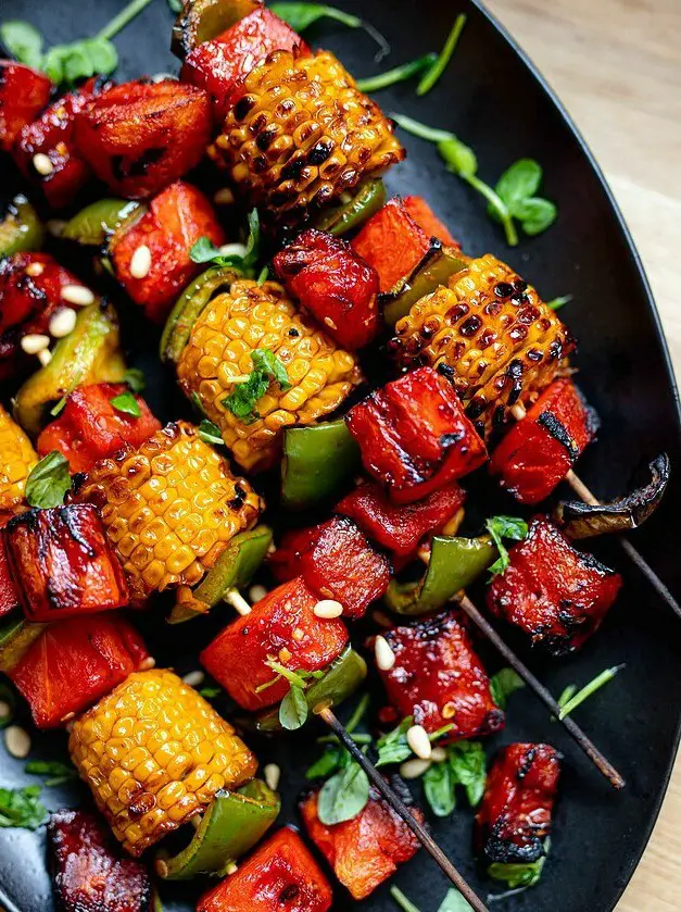 Grilled Watermelon Skewers