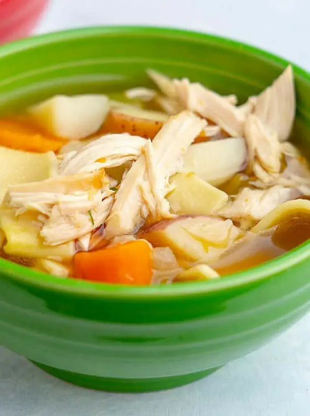 Instant Pot Rotisserie Chicken Noodle Soup