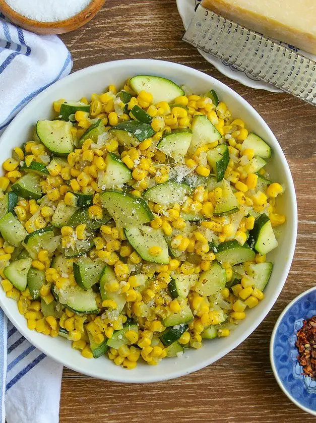 Sauteed Zucchini and Corn