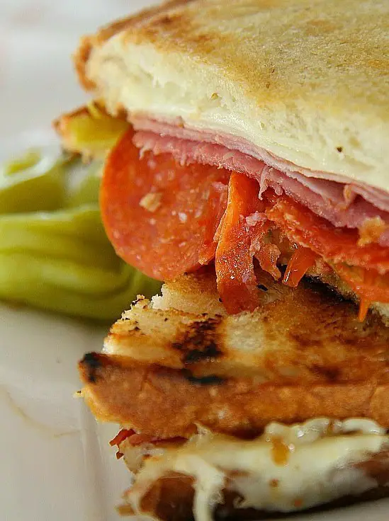 Grilled Italian Panini with Hormel Pepperoni