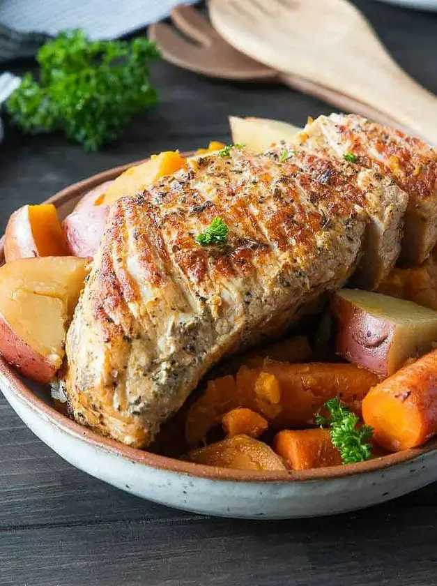 Instant Pot Pork Loin Roast with Vegetables