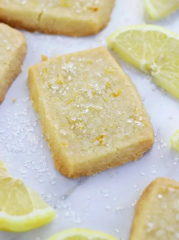 Lemon Shortbread Cookies