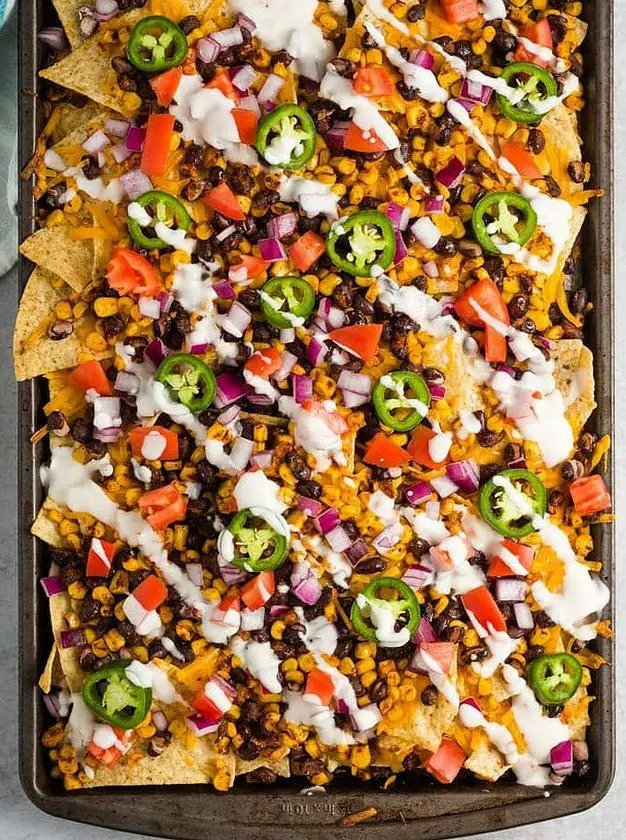 Vegan Sheet Pan Nachos