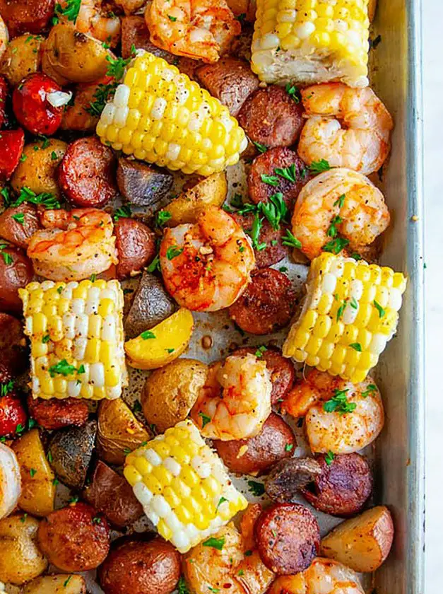 Sheet Pan Shrimp Boil