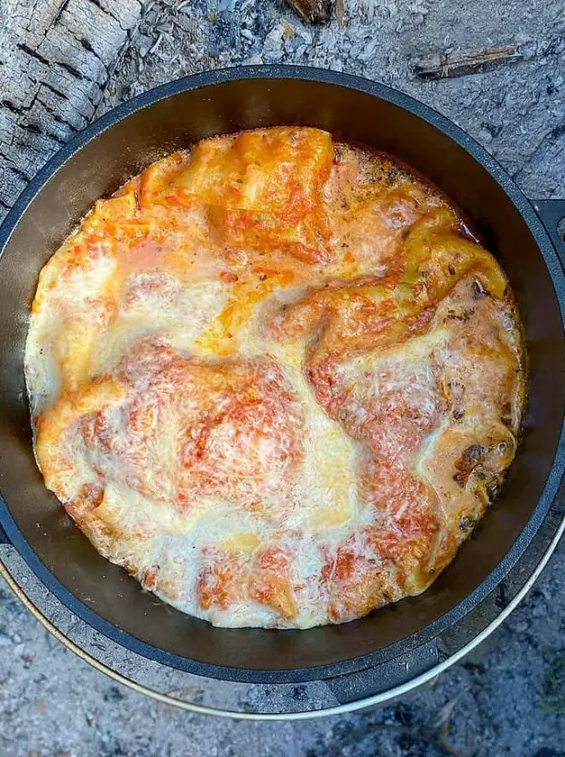 Campfire Lasagna (Vegetarian)