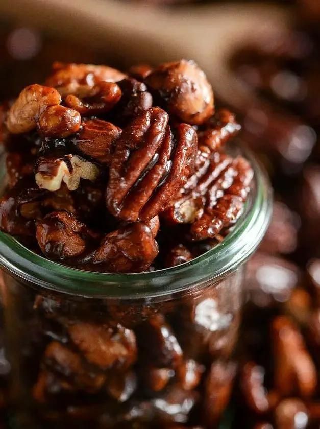 Pumpkin Spice Candied Nuts